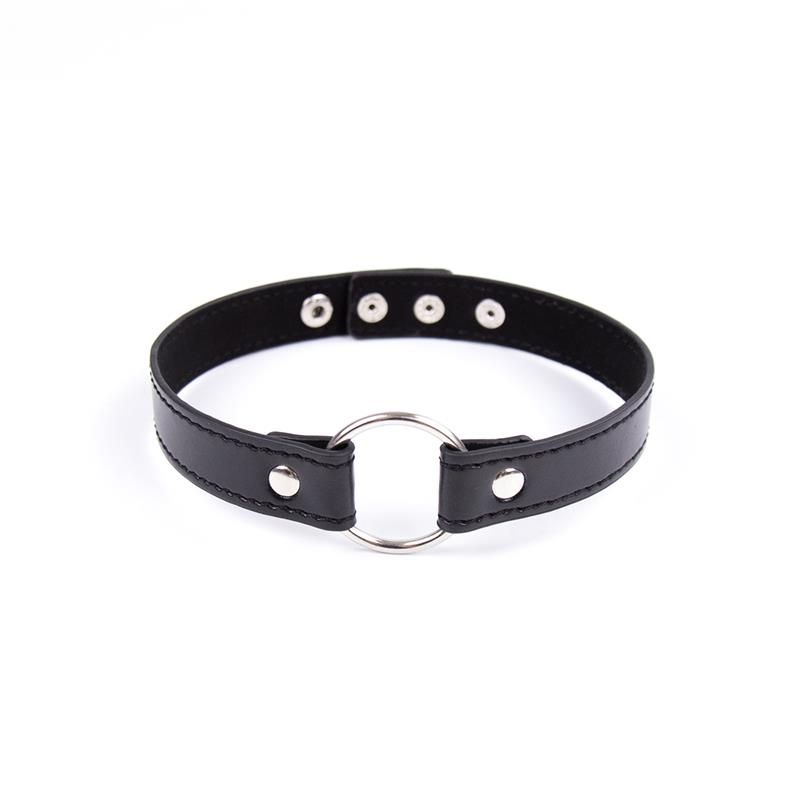 Collar with Hoop Adjustable 38,2 cm Black Collar with Hoop Adjustable 38,2 cm Black