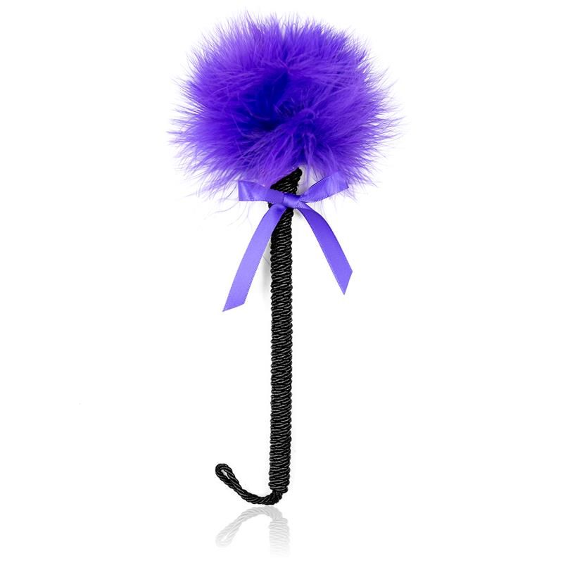 Feather Tickler with Bow 25 cm Purple Feather Tickler with Bow 25 cm Purple