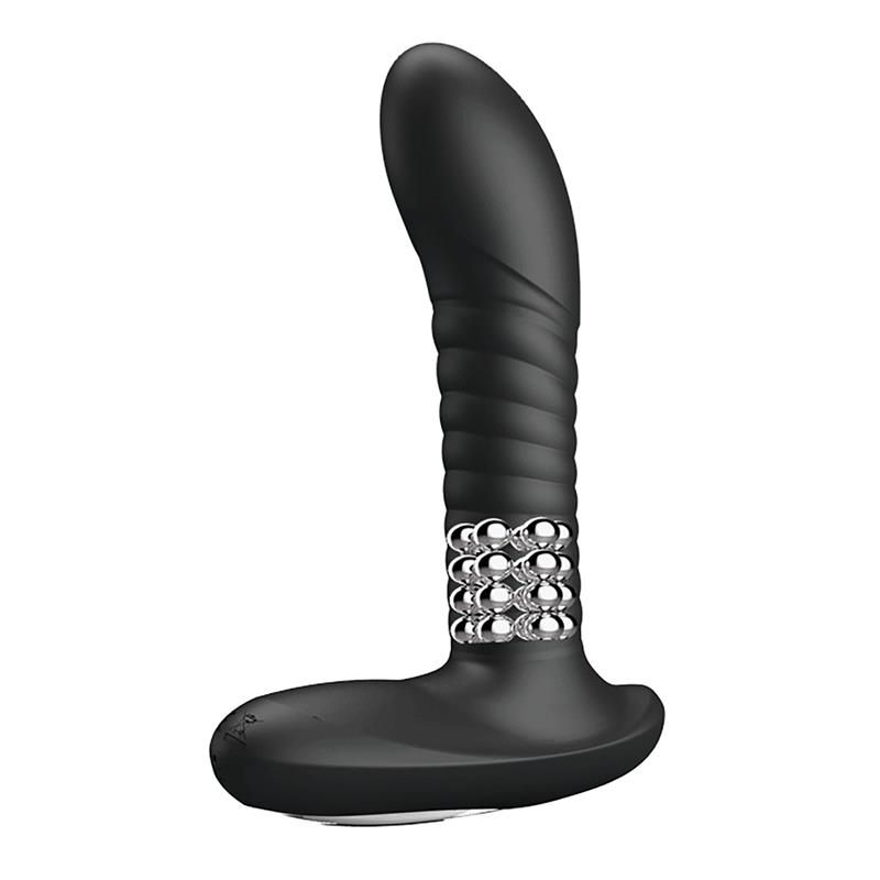 Anal Masager with Rolling Beads Black Anal Masager with Rolling Beads Black