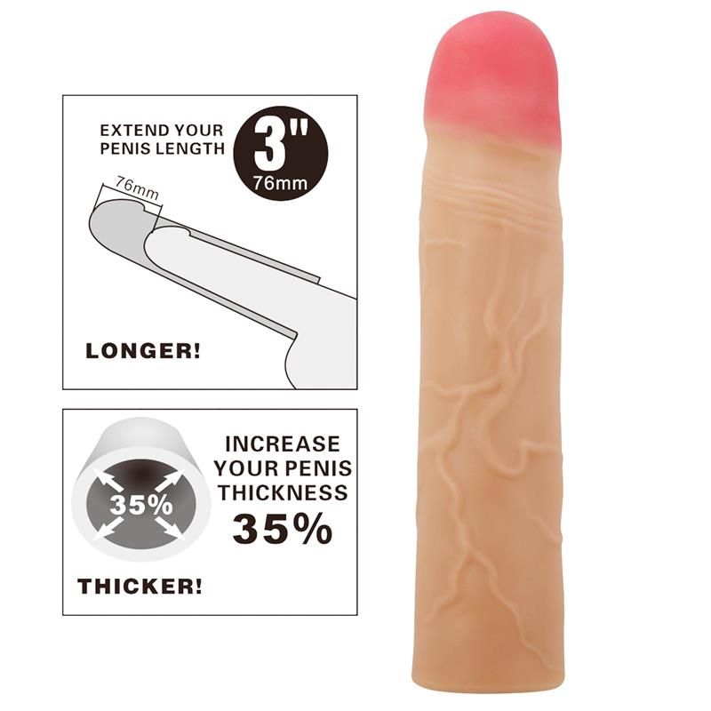 Extended Penis Sleeve 3 Kylian Extended Penis Sleeve 3 Kylian