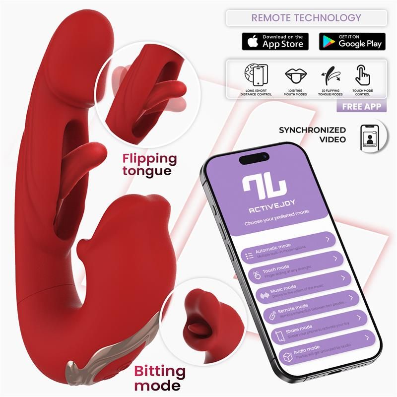 Mouty Vibe with Biting and Flipping with App Mouty Vibe with Biting and Flipping with App
