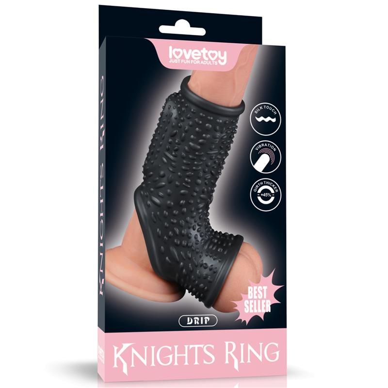 Vibrating Ring for Penis and Scrotum Drip Knights Vibrating Ring for Penis and Scrotum Drip Knights