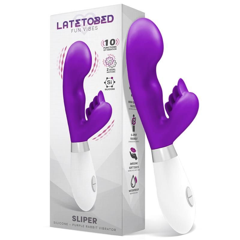 Sliper Rabbit Vibe Silicone Purple Sliper Rabbit Vibe Silicone Purple