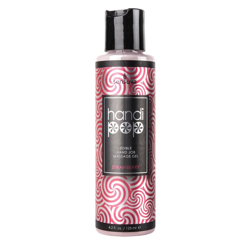 Handipop Hand Job Massage Gel Strawberry 125 ml Handipop Hand Job Massage Gel Strawberry 125 ml