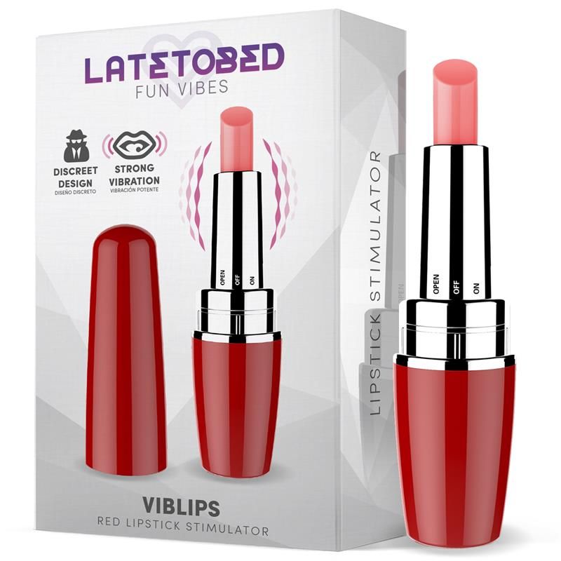 Viblips Lipstick Stimulator Red Viblips Lipstick Stimulator Red