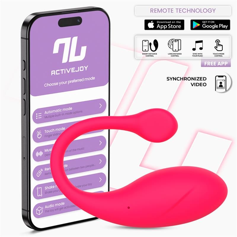 Bulby Vibrating Egg with App Dark Pink Bulby Vibrating Egg with App Dark Pink