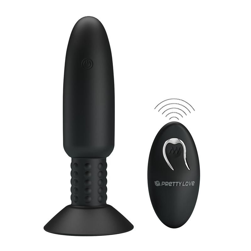 Remote-Controlled Anal Plug with Vibration and Rotation - USB Remote-Controlled Anal Plug with Vibration and Rotation - USB