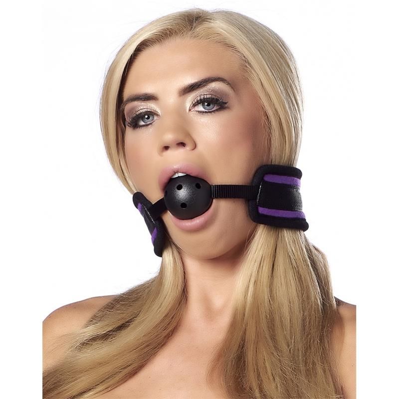 Breathable Gag Ball Purple Breathable Gag Ball Purple