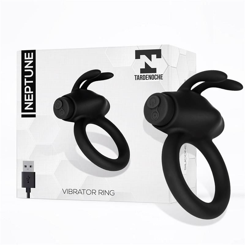 Neptune Vibrating Ring Silicone Rechargable USB Neptune Vibrating Ring Silicone Rechargable USB