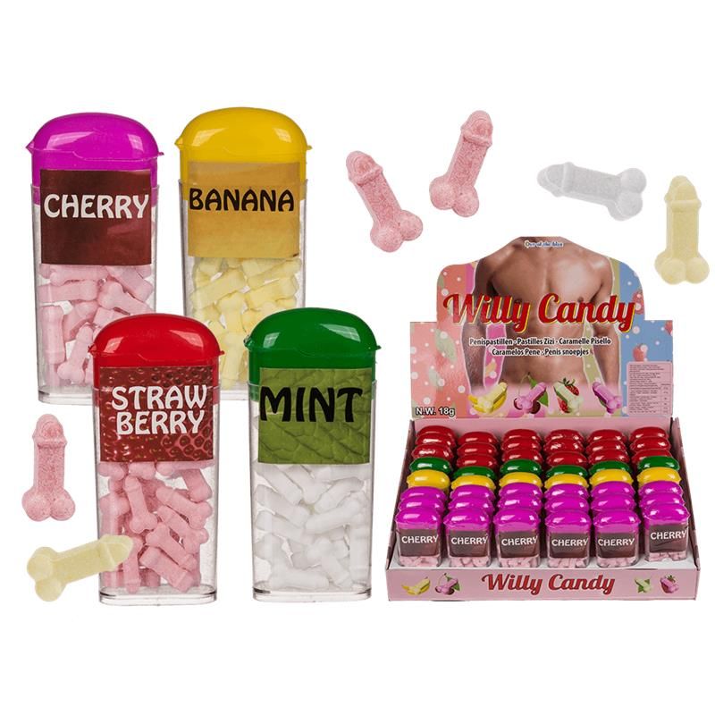 Display 48 Units Penis Candies 4 Flavors Display 48 Units Penis Candies 4 Flavors