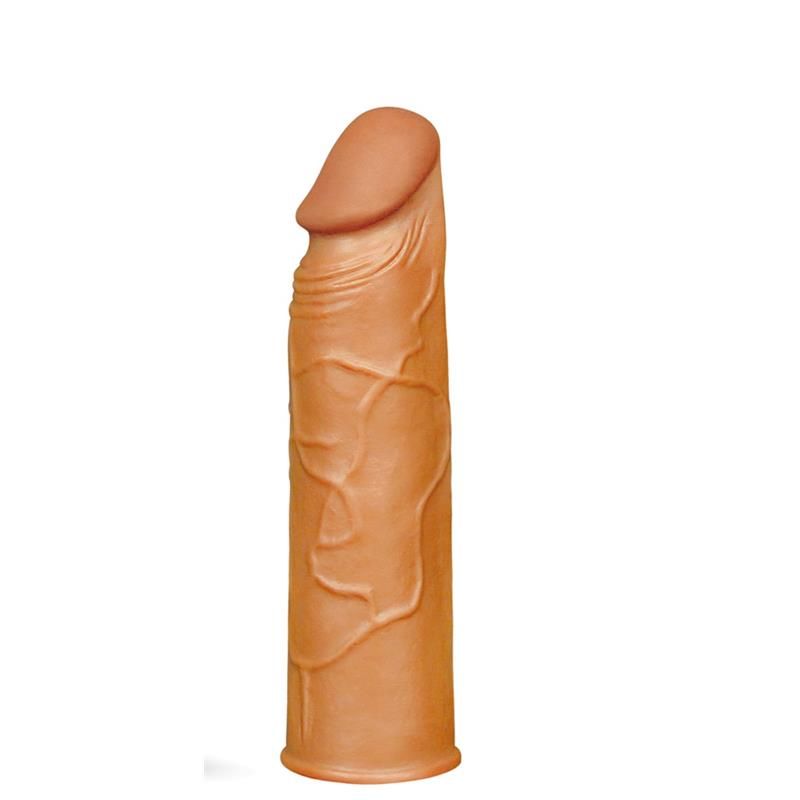 Penis Sleeve Pleasure X Tender Brown Penis Sleeve Pleasure X Tender Brown