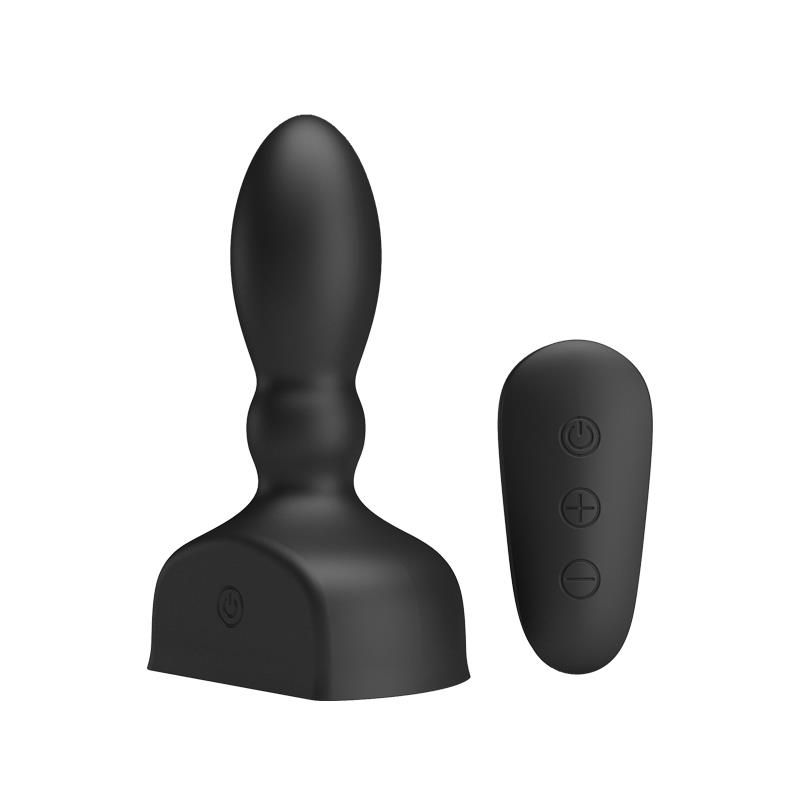 Anal Stimulator Harriet Inflatable USB Silicone Black Anal Stimulator Harriet Inflatable USB Silicone Black