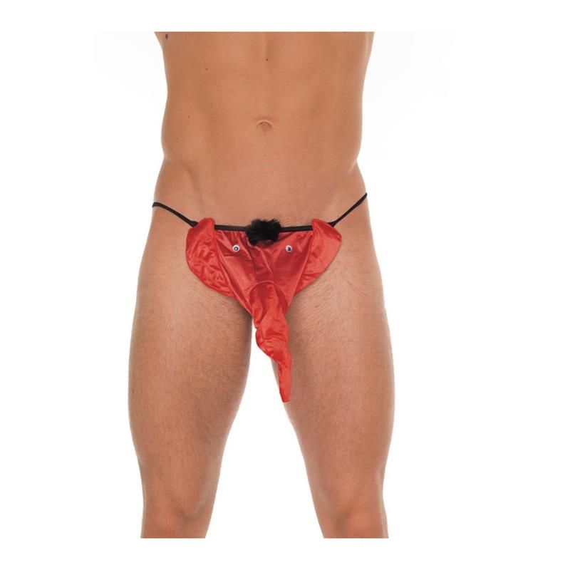 String Elefant Red One Size String Elefant Red One Size