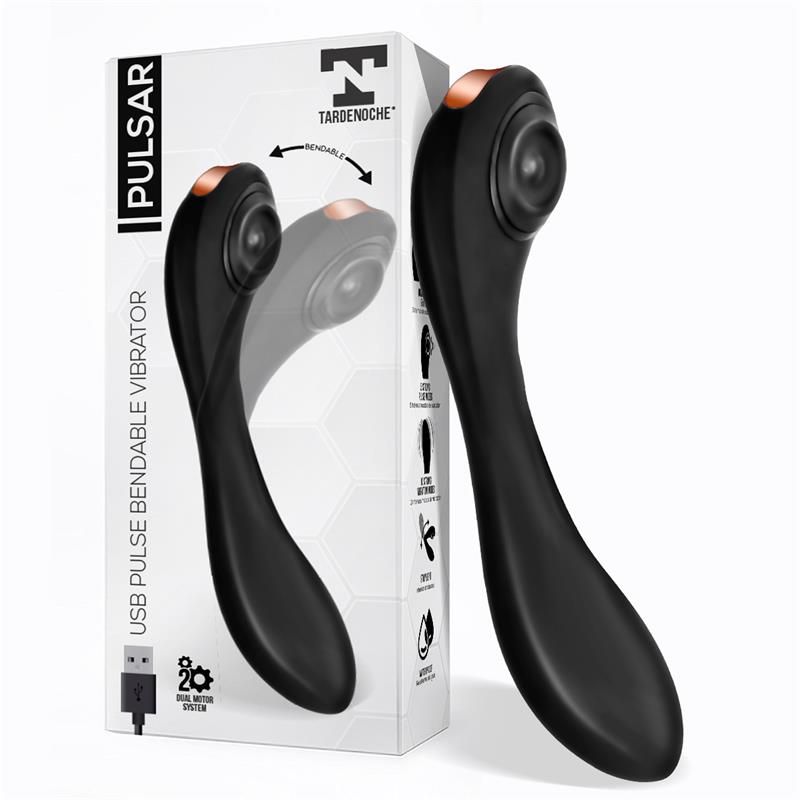 Pulsar Articulated Skeleton Vibrator with Pulsation Silicone USB Pulsar Articulated Skeleton Vibrator with Pulsation Silicone USB