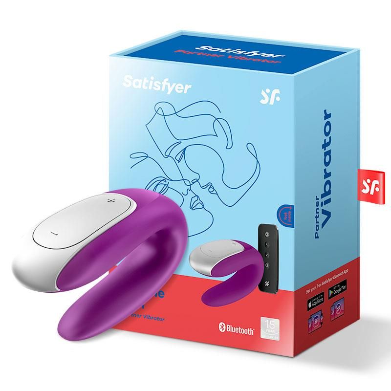 Double Fun Vibe for Couples with APP and Remote Control Violet Double Fun Vibe for Couples with APP and Remote Control Violet