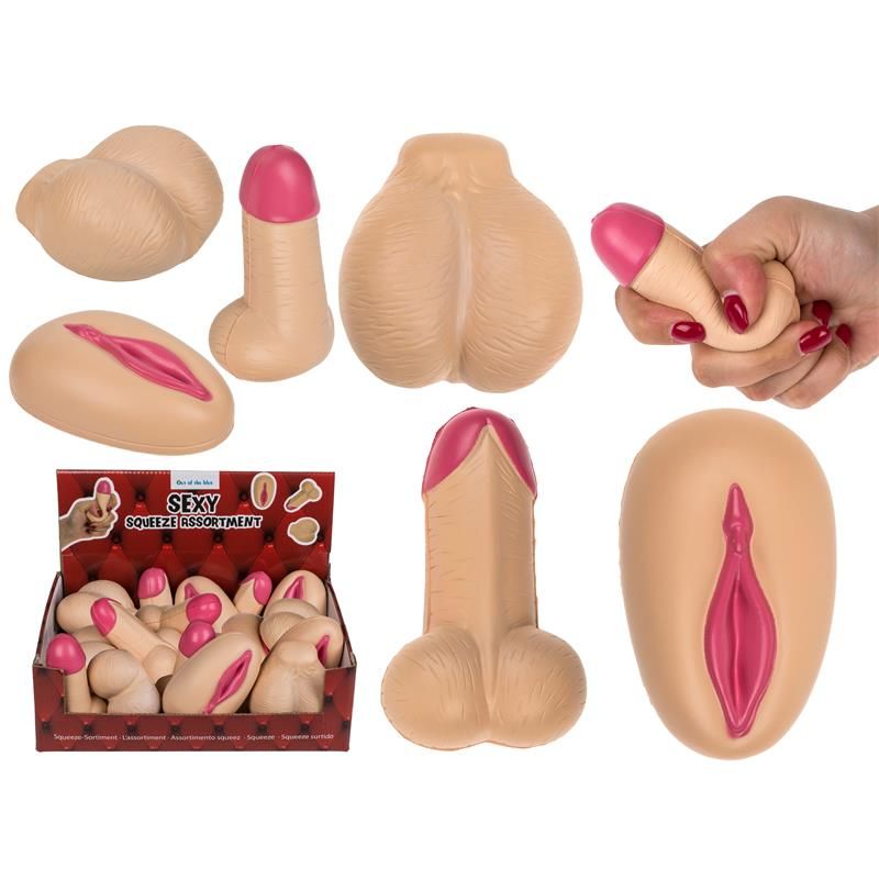 Squeeze Sexy Display 12 Pieces Assorted Squeeze Sexy Display 12 Pieces Assorted