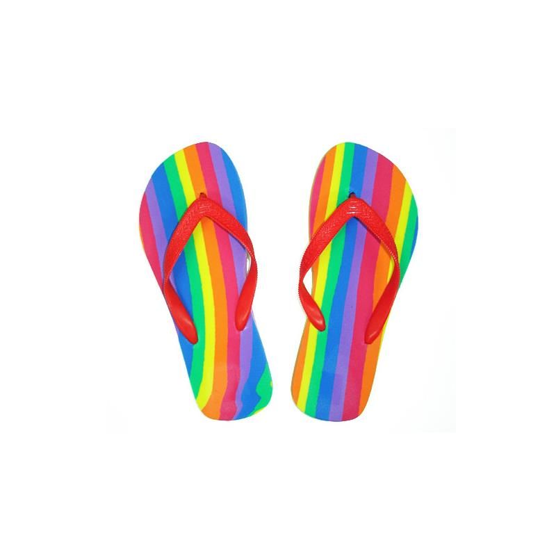 Flip-flops with LGBT + Flag Size 44-45 Flip-flops with LGBT + Flag Size 44-45