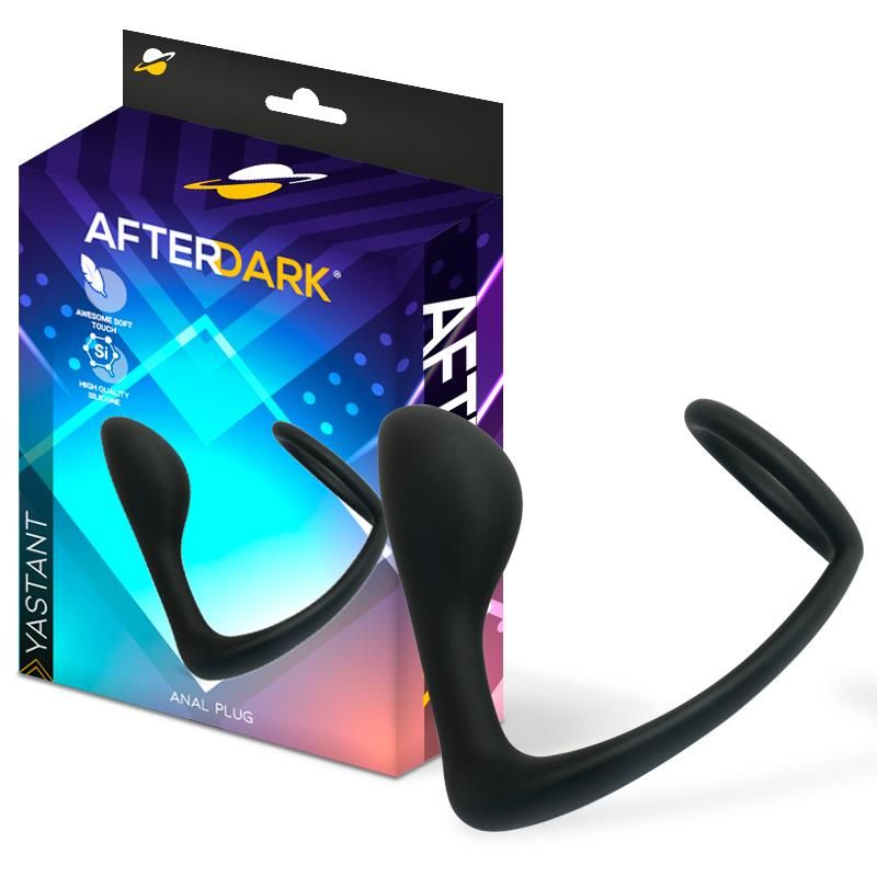 Yastant Anal Plug with Testicles Ring Yastant Anal Plug with Testicles Ring