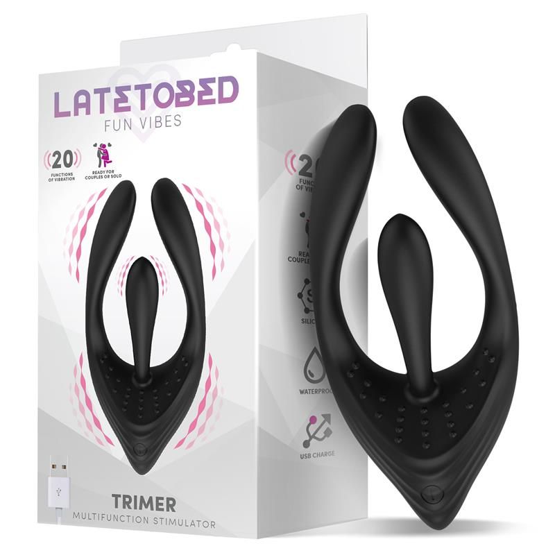 Trimer 3 Motors Flexible Stimulator USB Silicone Trimer 3 Motors Flexible Stimulator USB Silicone