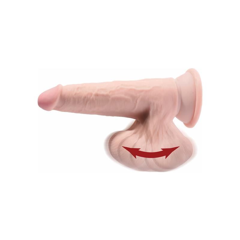 Triple Density Dildo Swinging Balls 8 Triple Density Dildo Swinging Balls 8