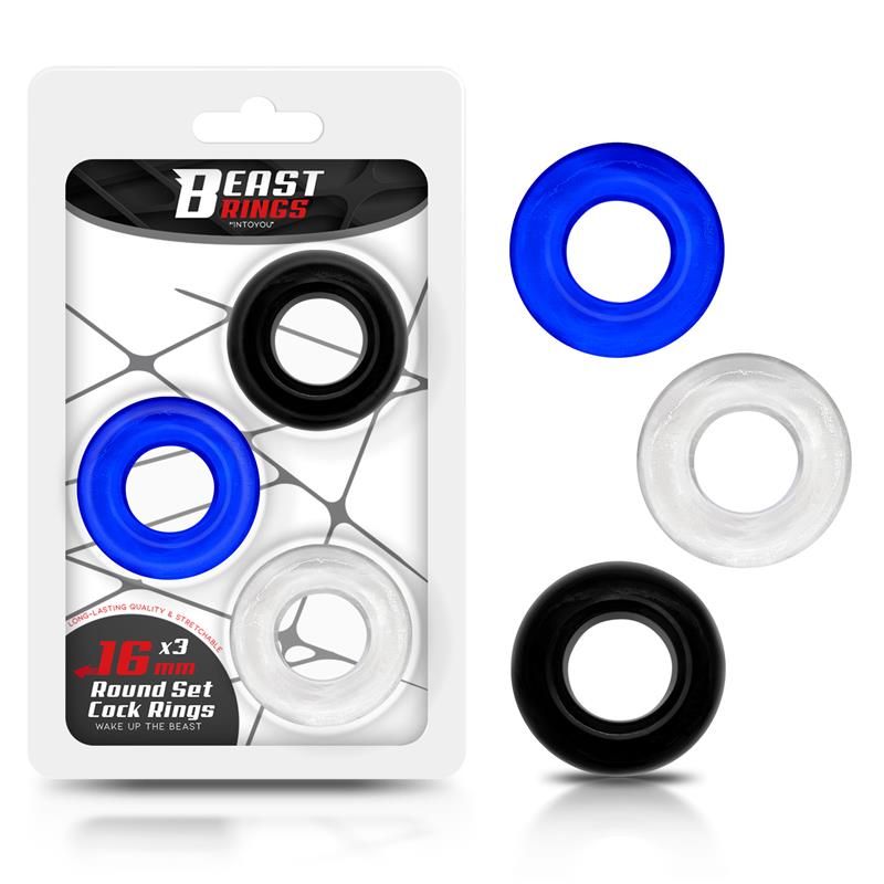 Set of 3 Penis Ring 3 Colors 1.6 cm Set of 3 Penis Ring 3 Colors 1.6 cm