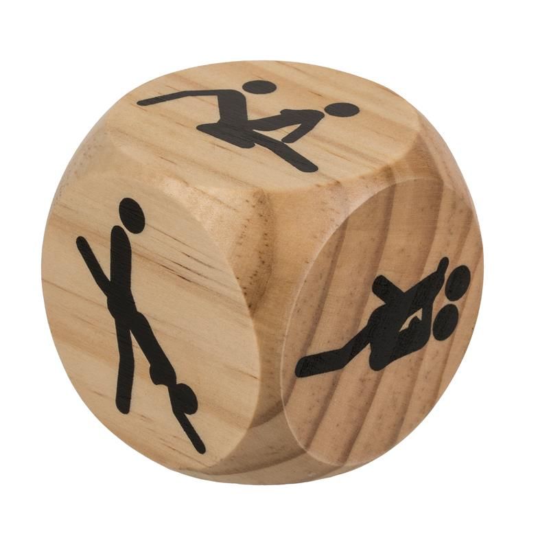 Wooden Dice Kamasutra 6 x 6 cm Wooden Dice Kamasutra 6 x 6 cm