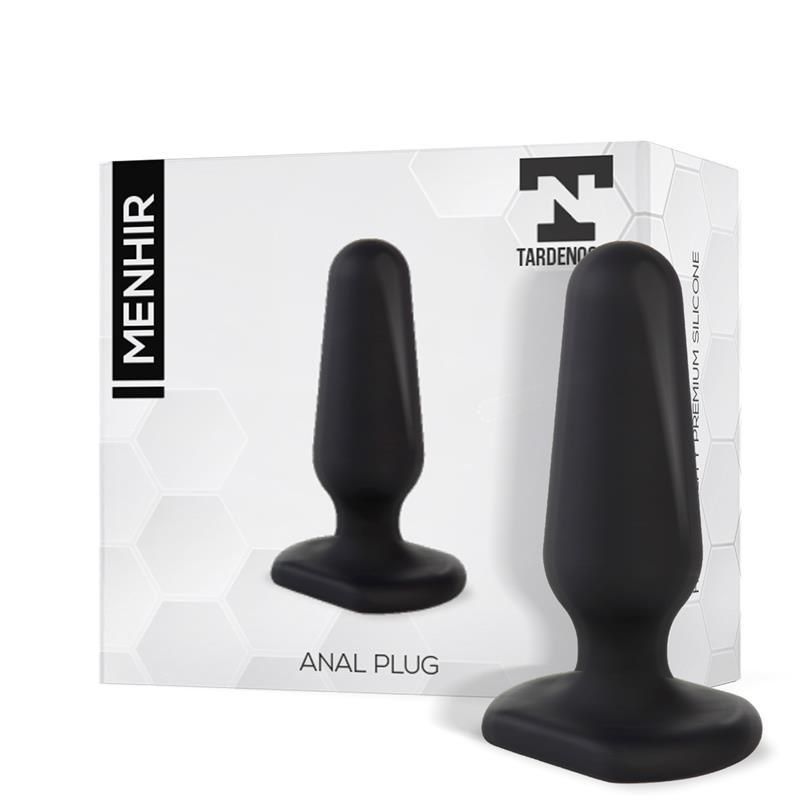 Menhir Anal Plug Silicone Black Menhir Anal Plug Silicone Black