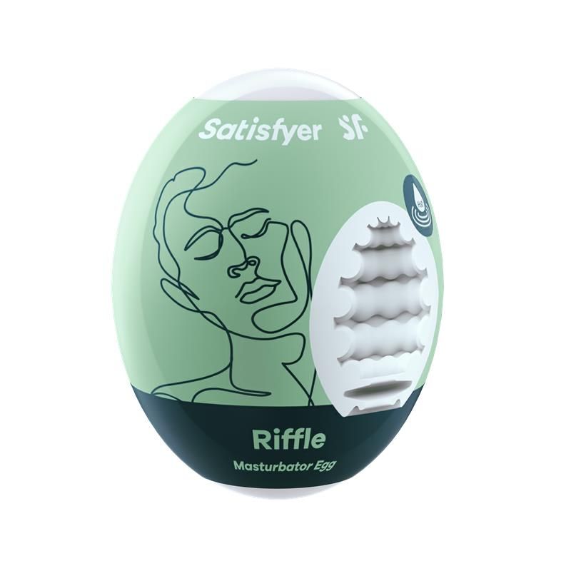 Masturbator Egg Single Riffle Hydro-Active Masturbator Egg Single Riffle Hydro-Active