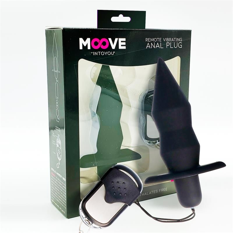 Vibrating Butt Plug with Remote Control Silicone Black Vibrating Butt Plug with Remote Control Silicone Black
