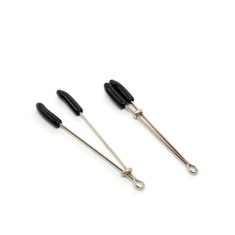 Nipple Clamps Metal Black/Silver Nipple Clamps Metal Black/Silver
