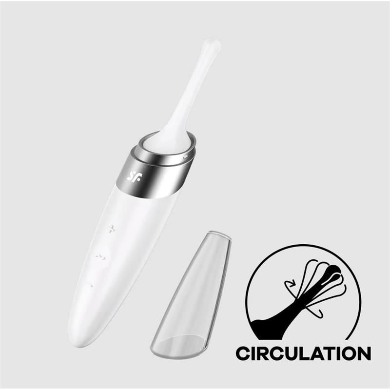 Twirling Delight Rotating Stimulator White Twirling Delight Rotating Stimulator White