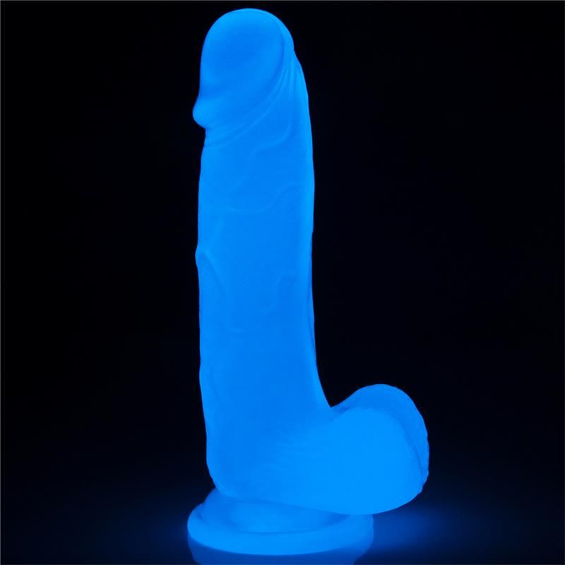 Dildo Lumino 7.5 Blue Light Dildo Lumino 7.5 Blue Light