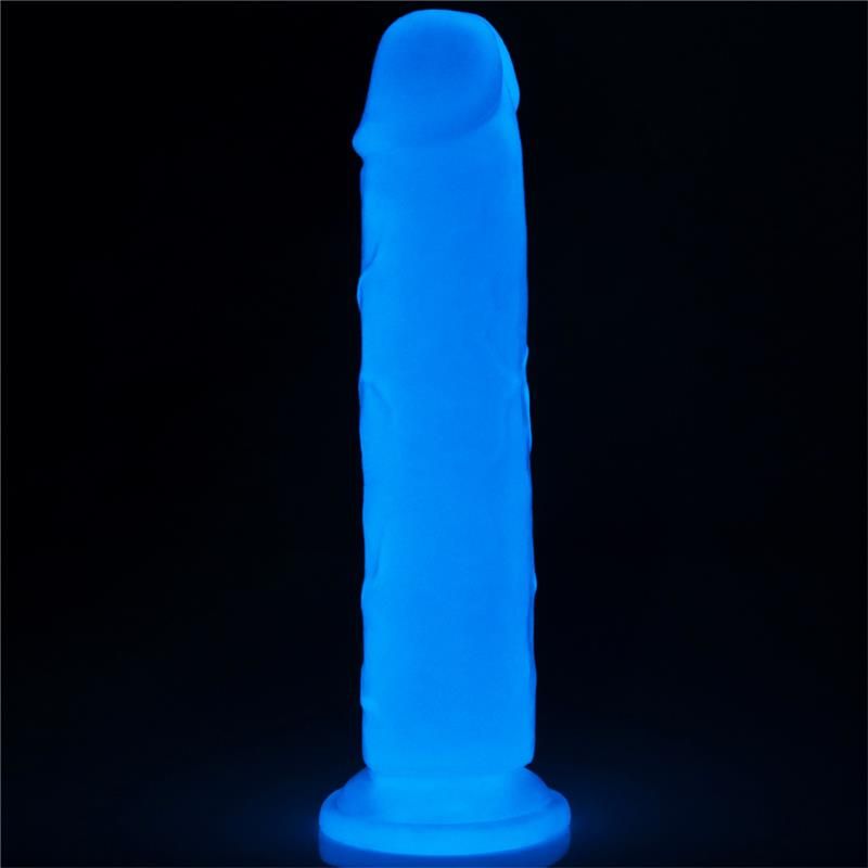 Dildo Lumino 8 Blue Light Dildo Lumino 8 Blue Light