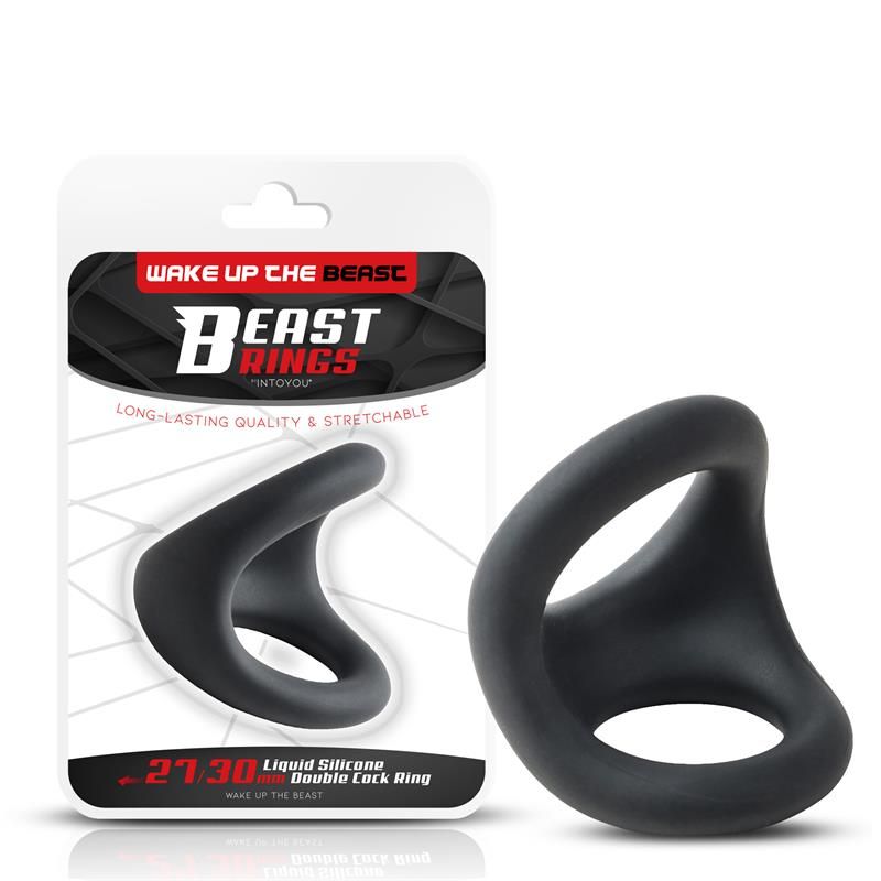 Double Penis Ring Liquid Silicone 27/30 mm Double Penis Ring Liquid Silicone 27/30 mm