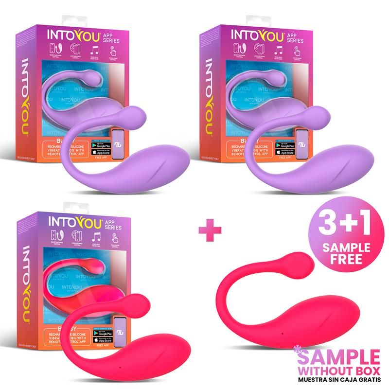 Pack 3+1 Bulby Egg Vibrator with APP Pack 3+1 Bulby Egg Vibrator with APP