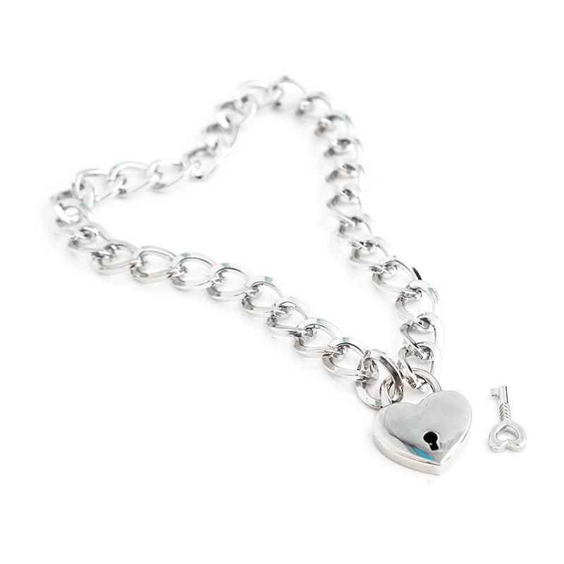 Collar with Lock Metal Size M 44 cm Collar with Lock Metal Size M 44 cm