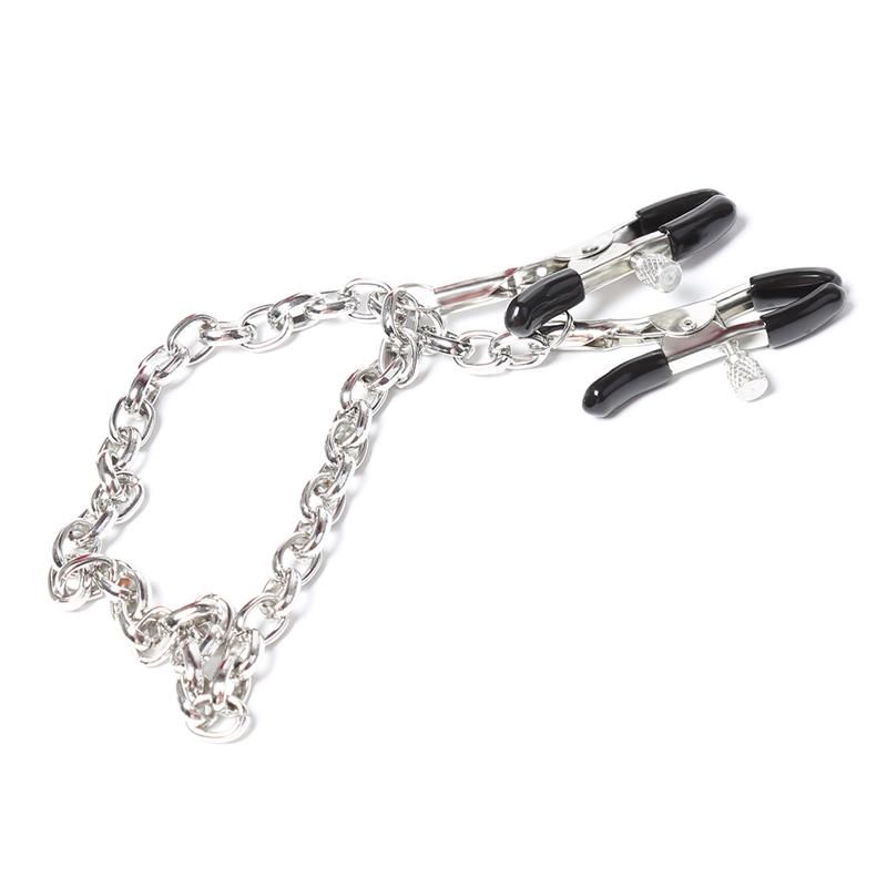 Nipple Clamps with Chain Metal Nipple Clamps with Chain Metal