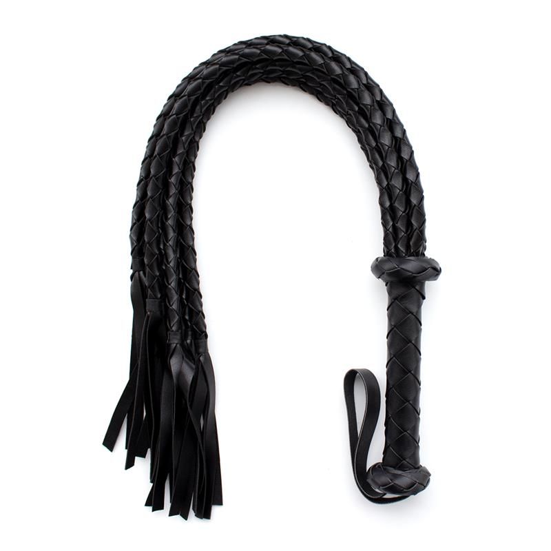 Braided Flogger 75 cm Black Braided Flogger 75 cm Black