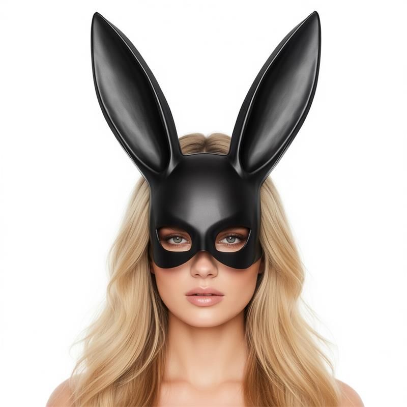 Allicia Bunny Mask Black Allicia Bunny Mask Black