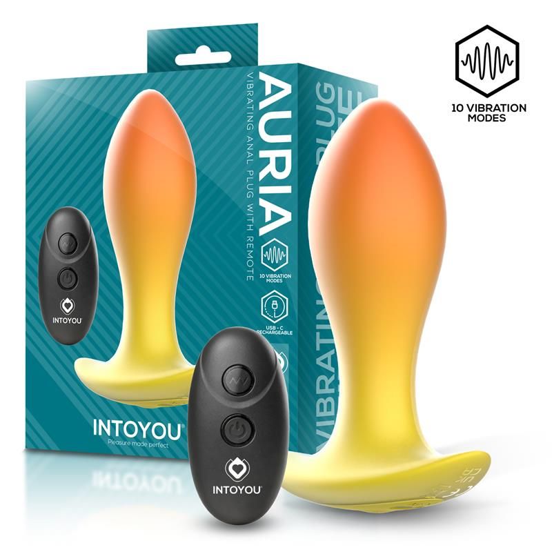 Auria Vibrating Anal Plug with Remote Control USB-C Auria Vibrating Anal Plug with Remote Control USB-C