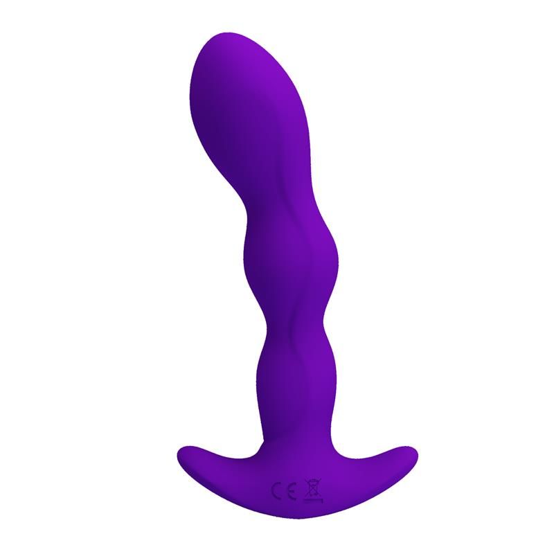 Yale Butt Plug with Vibration Purple Yale Butt Plug with Vibration Purple