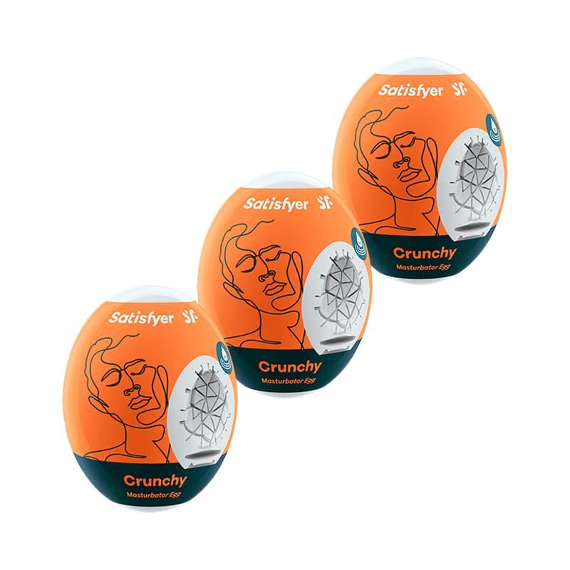Set os 3 Masturbator Egg Crunchy Model Set os 3 Masturbator Egg Crunchy Model