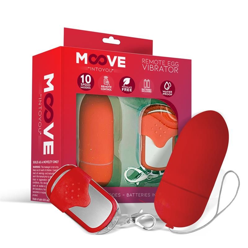Vibrating Egg with Remote Control Red Vibrating Egg with Remote Control Red