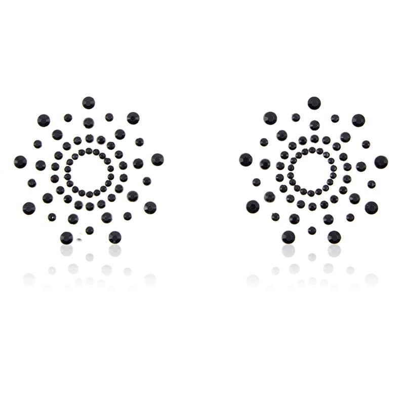 Snowflake Nippel Covers Black Snowflake Nippel Covers Black
