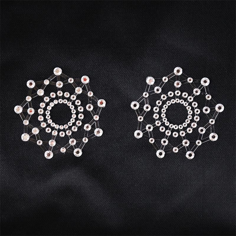 Snowflake Nipple Covers White Snowflake Nipple Covers White