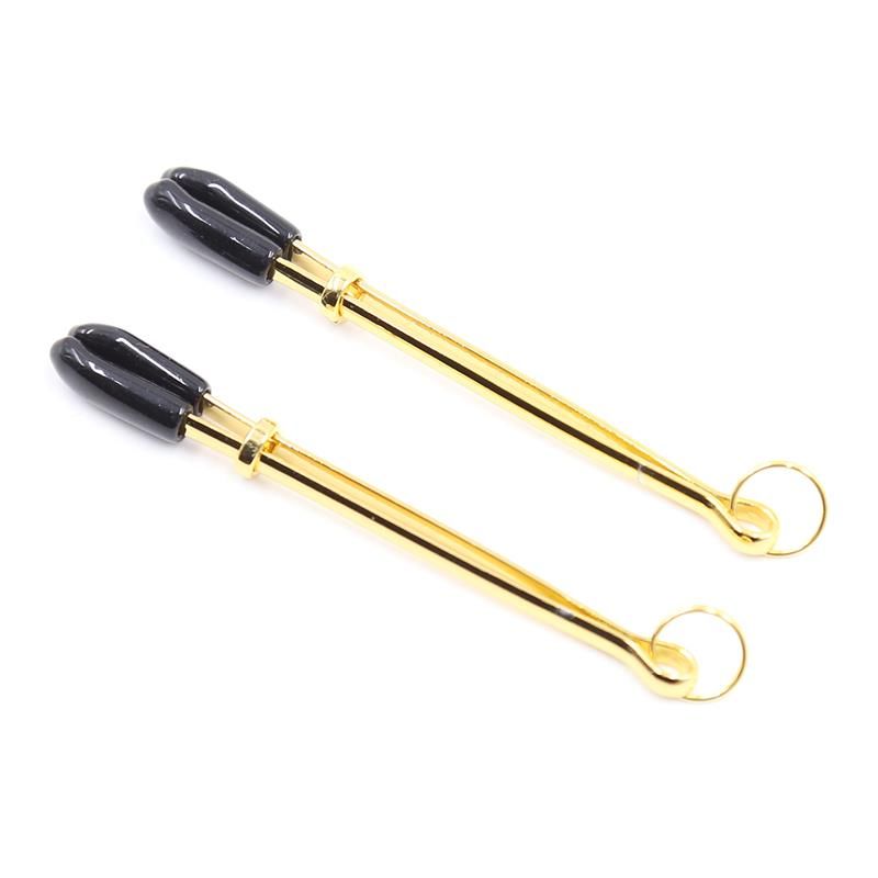 Nipple Clamps Metal Black/Gold Nipple Clamps Metal Black/Gold
