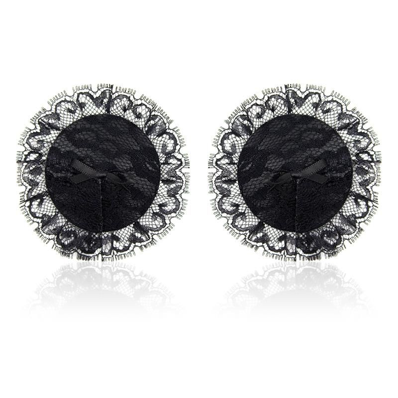 Nipple Covers with Lace Black Nipple Covers with Lace Black