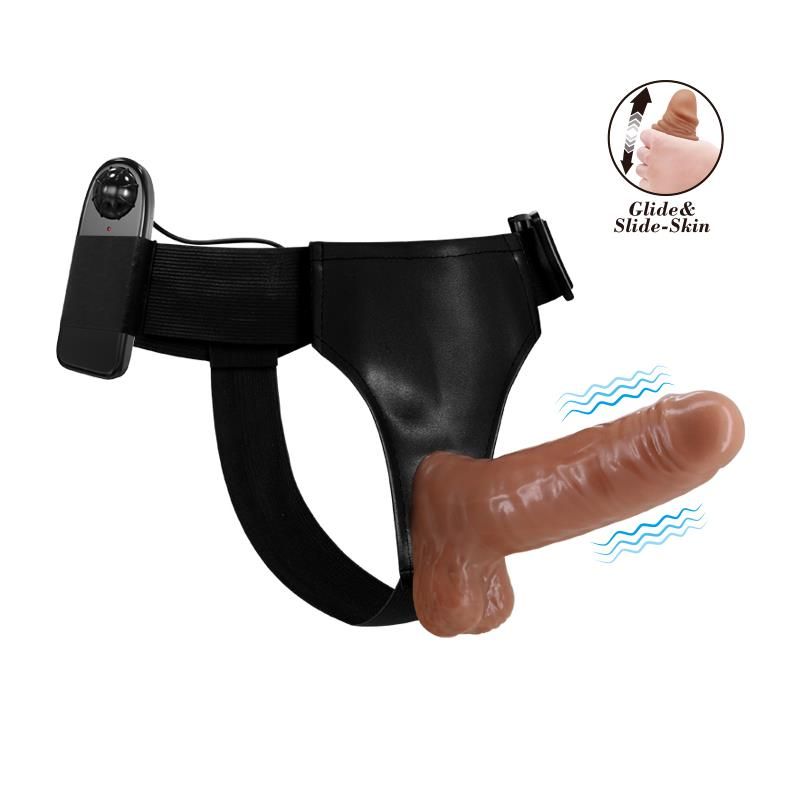 Harness with Retractable Dildo and Vibration Harness with Retractable Dildo and Vibration