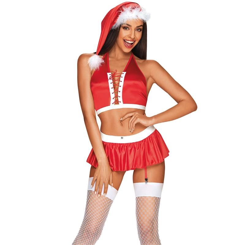Ms Claus Christmas Costume 5 Pieces Size XXL Ms Claus Christmas Costume 5 Pieces Size XXL