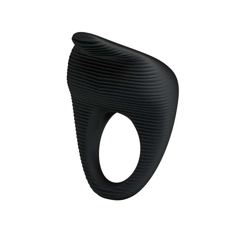 Vibrating Cock Ring Thimble Black Vibrating Cock Ring Thimble Black